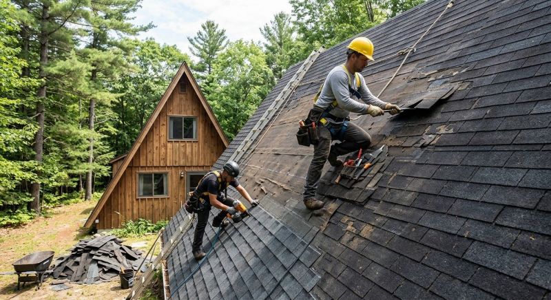 A Frame Roof Repair in Prince William County, VA