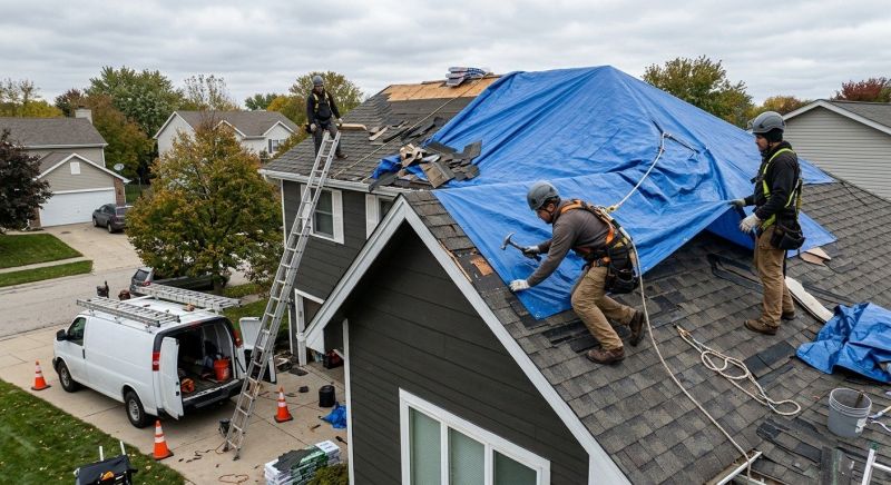 A Frame Roof Repair in Prince William County, VA
