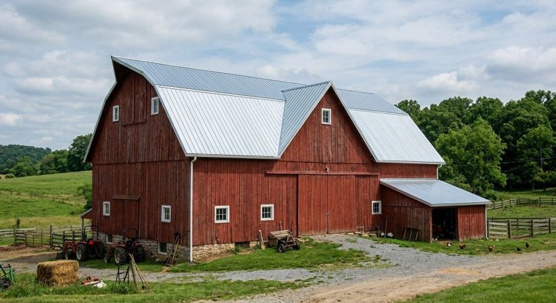 Barn Roof Replacement in Reston, VA