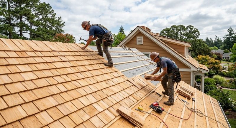 Cedar Roof Installation in Annandale, VA