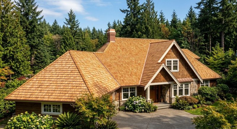 Cedar Roof Installation in Fort Washington, MD