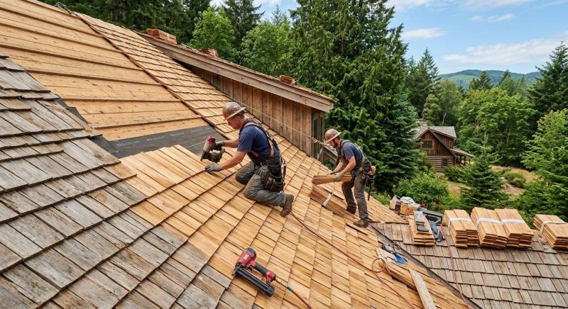 Cedar Roof Installation in Oakton, VA