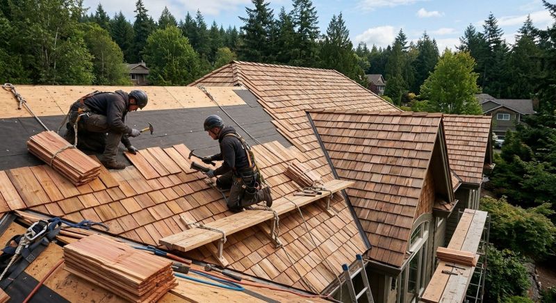Cedar Roof Installation in Triangle, VA