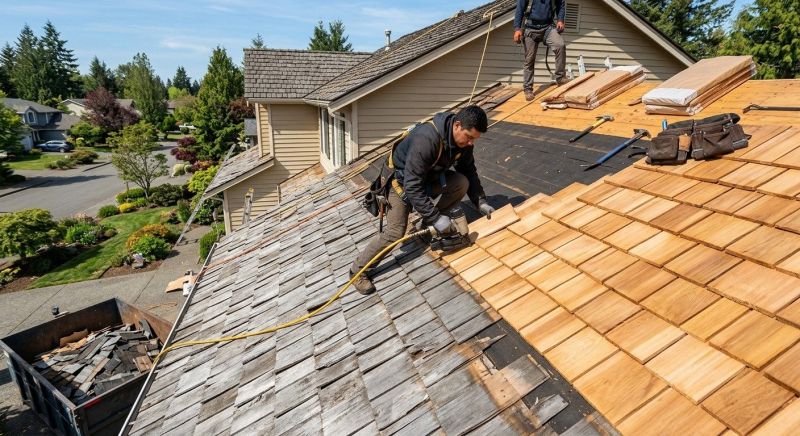 Cedar Roof Replacement in Great Falls, VA
