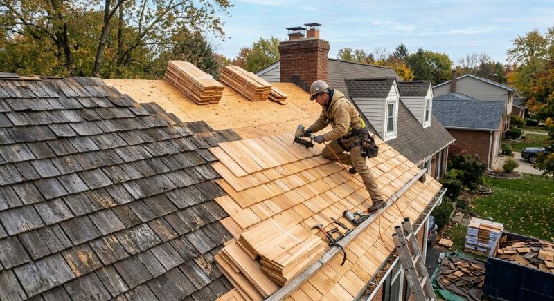 Cedar Roof Replacement in La Plata, MD