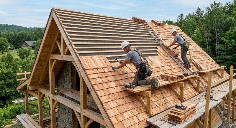 Cedar Shake Roof Construction in Warrenton, VA