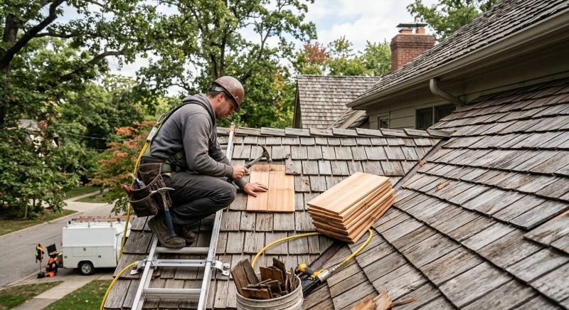 Cedar Shake Roof Repair in Centreville, VA