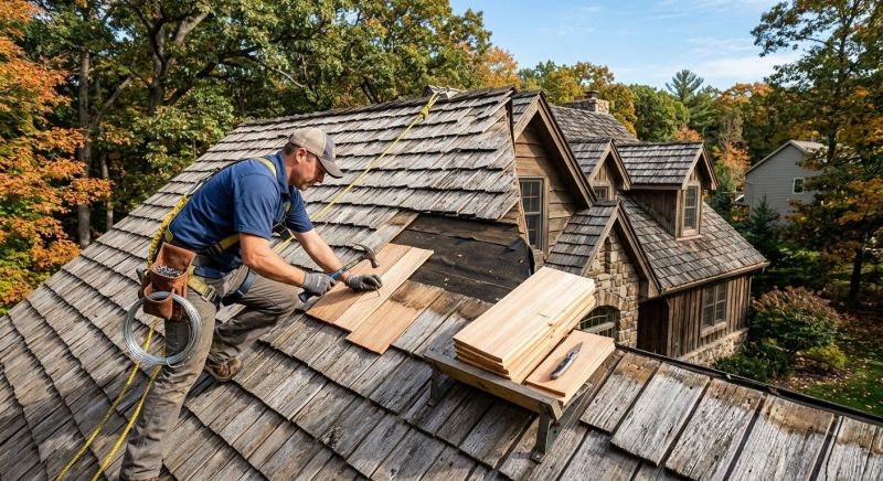 Cedar Shingles Repair in Great Falls, VA