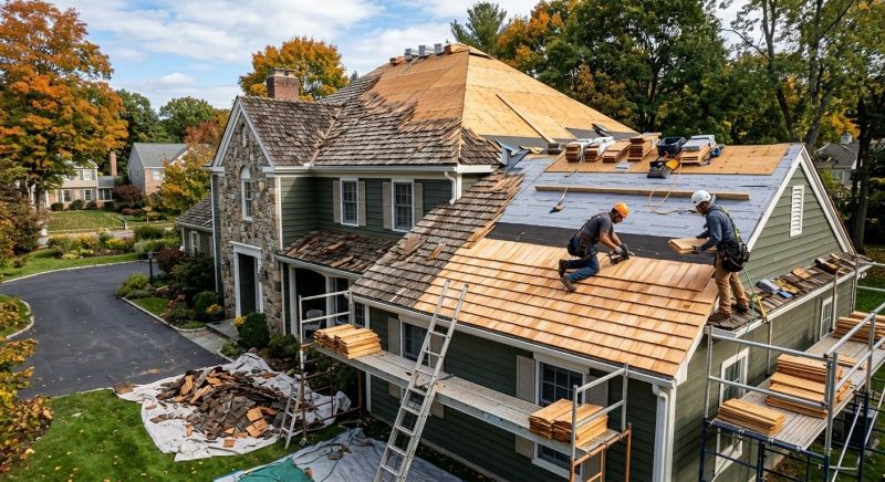 Cedar Shingles Replacement in Fairfax, VA