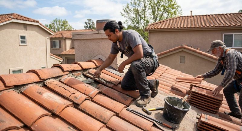 Clay Roof Leak Repair in Prince William County, VA