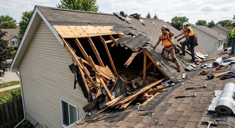 Collapsing Roof Repair in Prince William County, VA