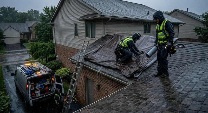 Collapsing Roof Repair in Prince William County, VA