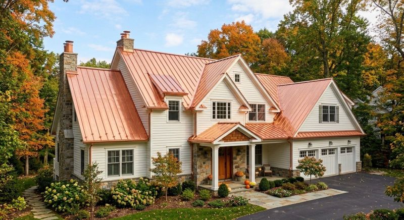 Copper Roof Replacement in Prince William County, VA