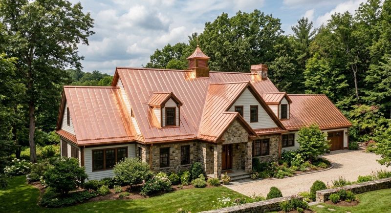 Copper Roof Replacement in Prince William County, VA