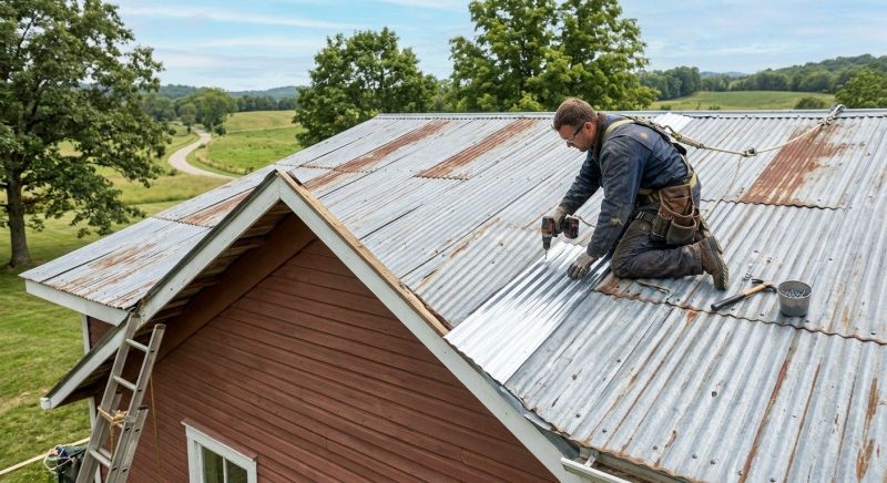 Corrugated Roof Repair in Annandale, VA