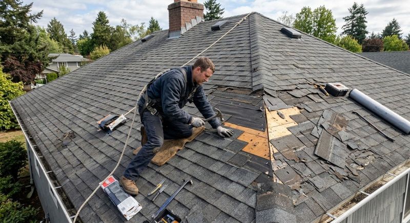 Damaged Roof Repair in Dumfries, VA