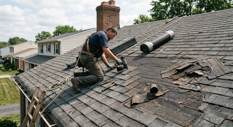 Damaged Roof Repair in Fairfax County, VA