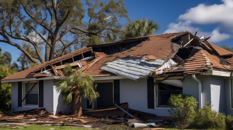 Damaged Roof Replacement in Fairfax County, VA