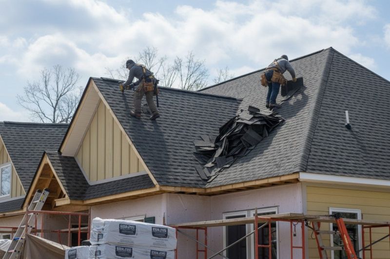 Damaged Roof Replacement in Great Falls, VA