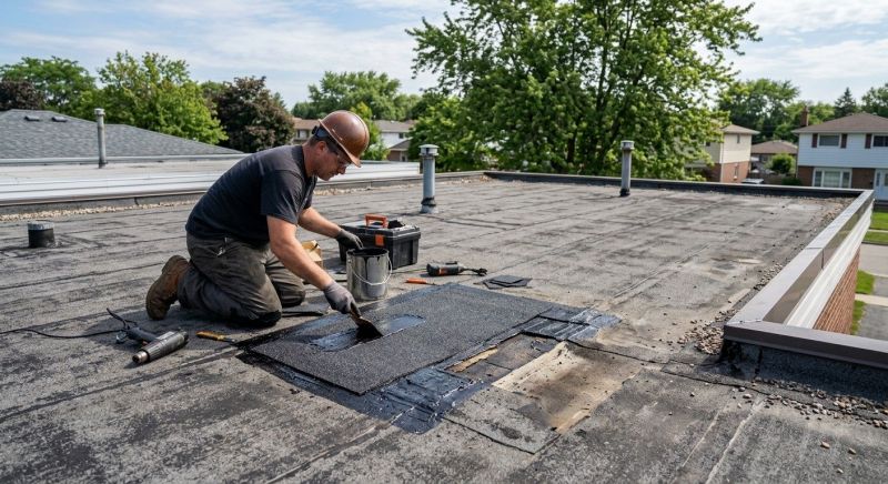 Flat Roof Repair in Annandale, VA