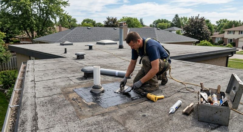 Flat Roof Repair in Arlington County, VA