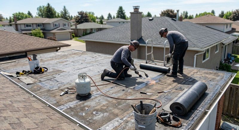 Flat Roof Repair in Falls Church, VA