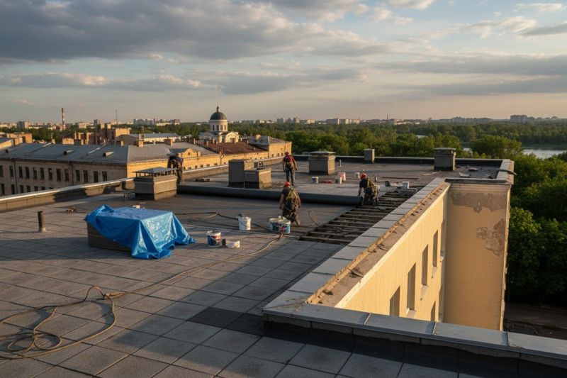 Flat Roof Replacement in Fairfax, VA