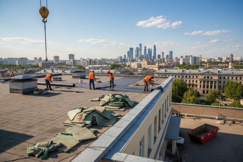Flat Roof Replacement in Manassas, VA