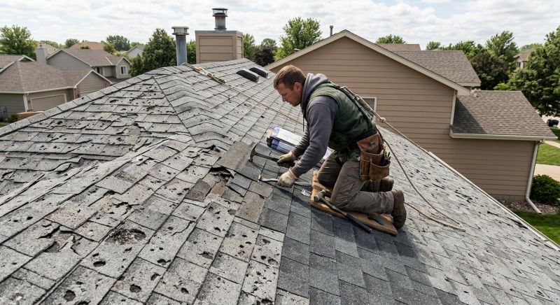 Hail Damage Roof Repair in Cabin John, MD