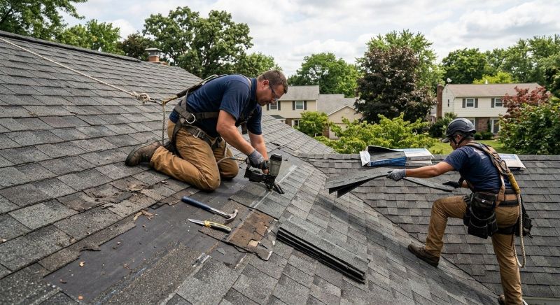 House Roof Repair in La Plata, MD