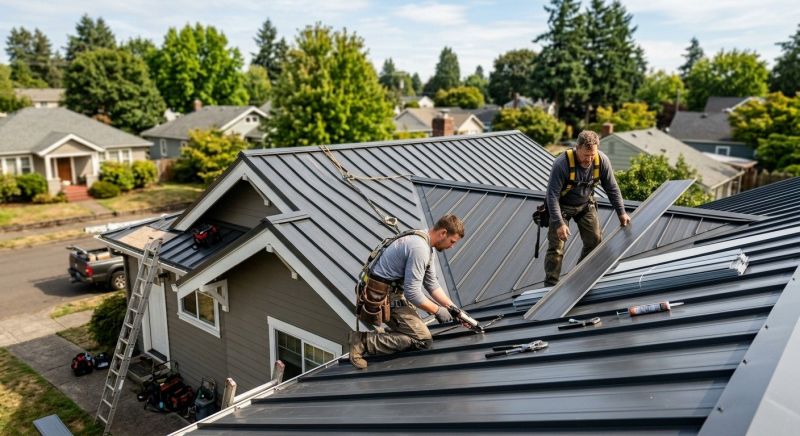Metal Roof Repair in Great Falls, VA
