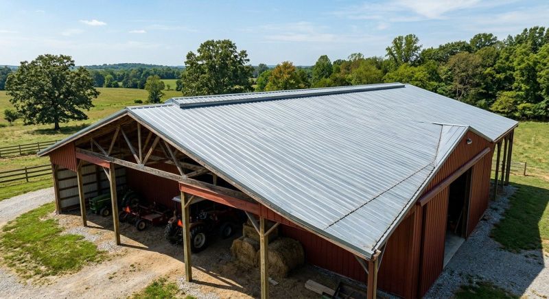 Pole Barn Roof Repair in Manassas, VA