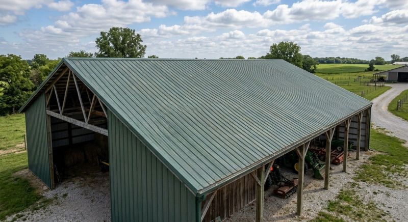 Pole Barn Roof Repair in Woodbridge, VA