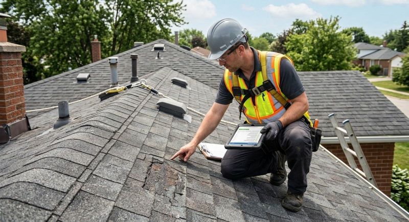 Roof Damage Inspection in Clifton, VA