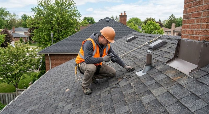 Roof Damage Inspection in Fairfax, VA