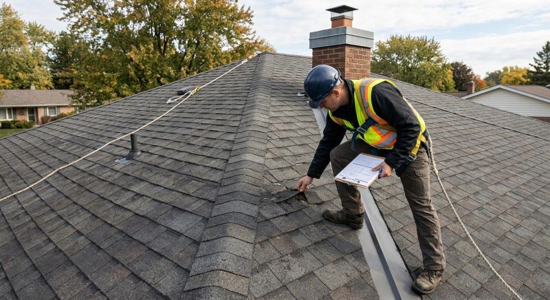Roof Damage Inspection in Lorton, VA
