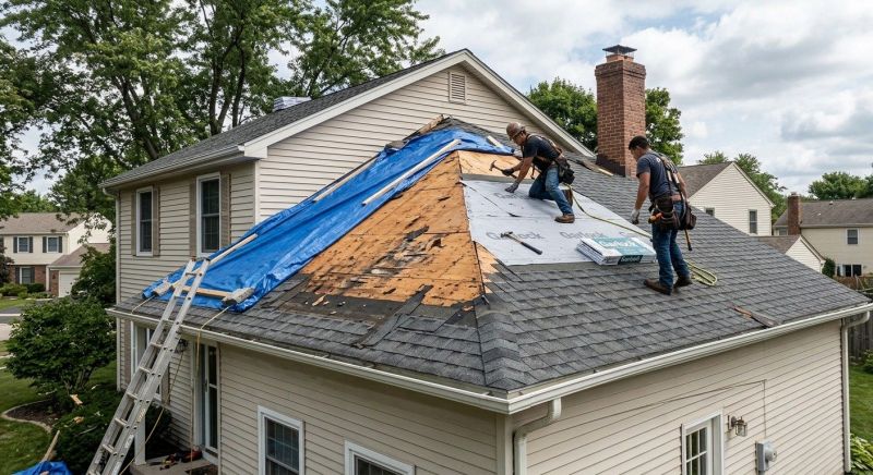 Roof Damage Repair in Centreville, VA