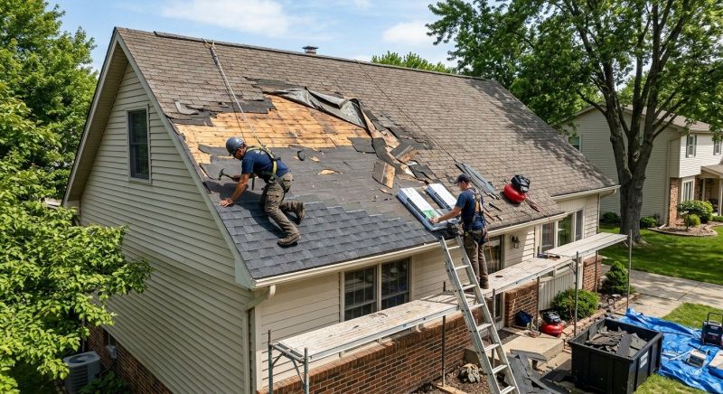 Roof Damage Repair in Vienna, VA