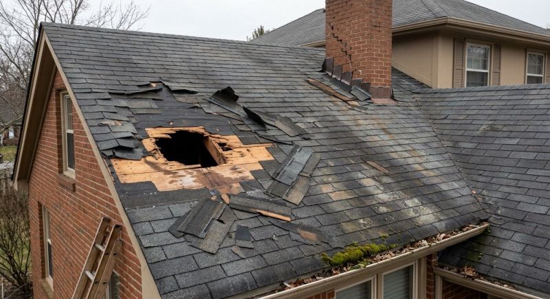 Roof Damage Restoration in Fairfax, VA