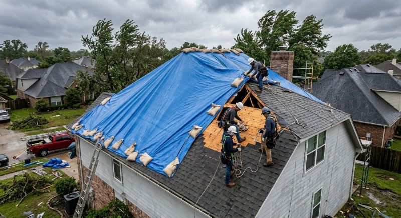Roof Damage Restoration in Haymarket, VA