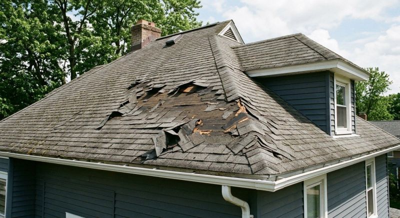 Roof Damage Restoration in La Plata, MD