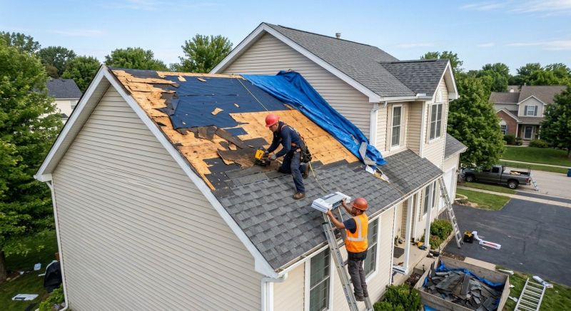 Roof Damage Restoration in Prince William County, VA