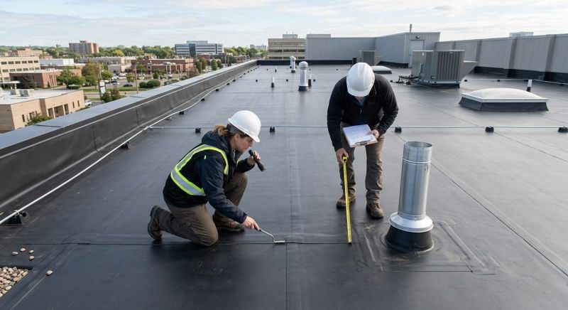 Rubber Roof Inspection in Prince William County, VA