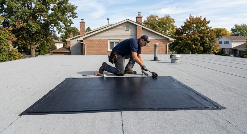 Rubber Roof Repair in Bristow, VA