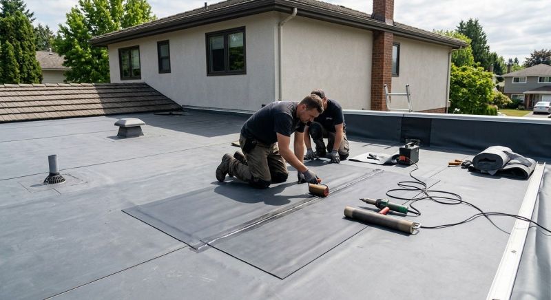 Rubber Roof Repair in La Plata, MD