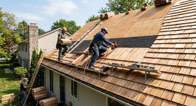 Shake Roof Replacement in Falls Church, VA