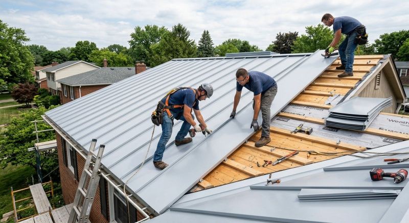 Sheet Roofing Installation in Catlett, VA