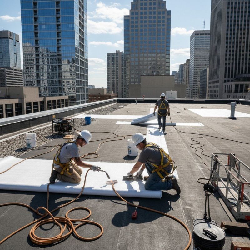 Single Ply Roof Repair in Fauquier County, VA