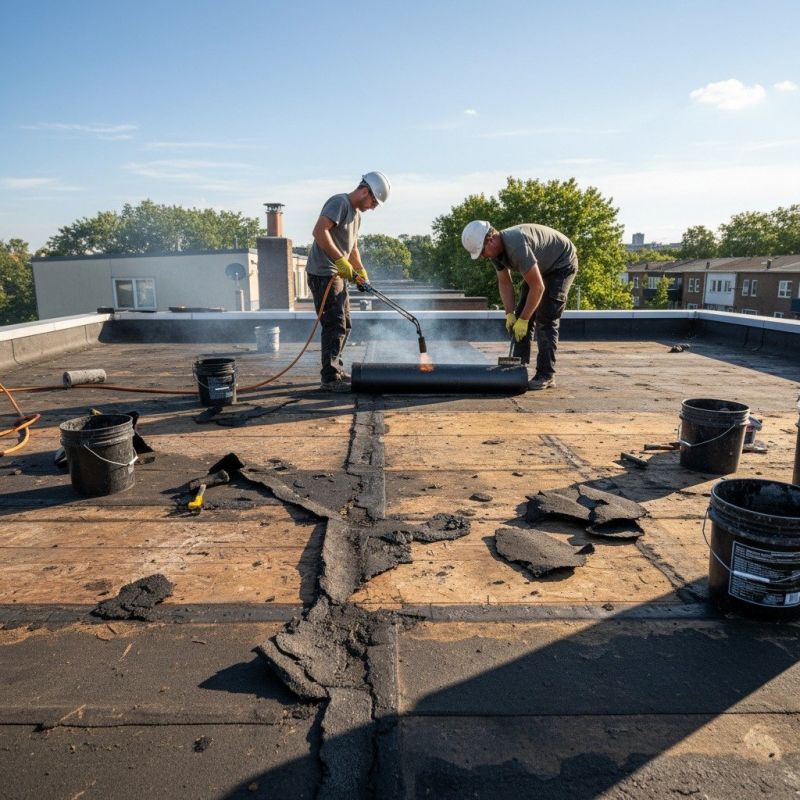 Single Ply Roof Repair in Warrenton, VA