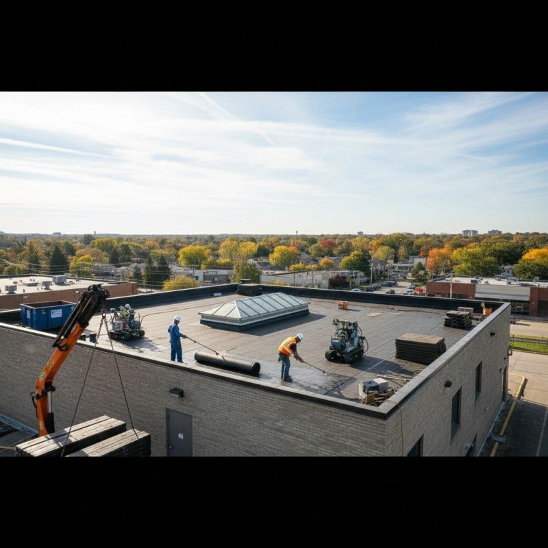 Single Ply Roof Replacement in Chantilly, VA